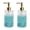 Clear-A, variant on 2 Diamond Design 330ml Transparent Glass Soap Dispenser Refillable Soap Dispenser Container with Black Pump for Bathroom Kitchen 330ml