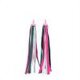 thumbnail image 1 of 2 cintas decorativas para scooter de niños, serpentinas con borlas para manillar de bicicleta (rosa), 1 of 4