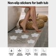 PEVA Waterproof selfadhesive transparent bathroom bathtub antiskid