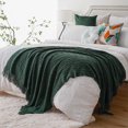 thumbnail image 6 of Battilo Dark Green Throw Blanket,Forest Green Throws,Christmas Decorative Blanket for Bed,50"x60", 6 of 8
