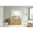 thumbnail image 4 of Altair-14 60" Double Bathroom Vanity in Washed Light Brown with Grain White, 4 of 16