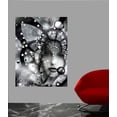 thumbnail image 2 of Wallhogs Xzendor7 Face in The Galactic Web of Chaos Wall Mural, 2 of 2