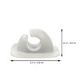 thumbnail image 3 of 2pcs Practical Oar Holder Convenient Oar Clip Snaps-On Professional Paddle Clip Oar Holder for Kayak, 3 of 6