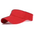 thumbnail image 1 of Sombreros de Sol de algodón para hombre y mujer, visera ajustable, protección UV, parte superior vacía, sólido, deporte, tenis, Golf, correr, protector solar, gorra de béisbol, 1 of 4