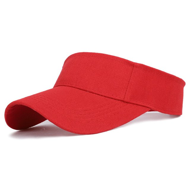 Sombreros de Sol de algodón para hombre y mujer, visera ajustable, protección UV, parte superior vacía, sólido, deporte, tenis, Golf, correr, protector solar, gorra de béisbol