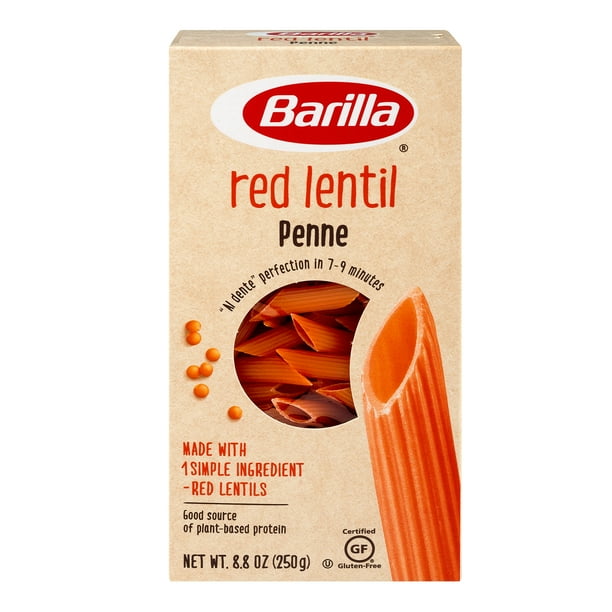 Barilla® Gluten Free Red Lentil Penne Pasta, 8.8 oz - Walmart.com
