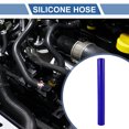 thumbnail image 2 of Unique Bargains 1 Pcs 300mm 11.81" Length 0 Degree Blue Car Silicone Hose Coolant Hose Universal Blue 22mm 0.87" ID, 2 of 7