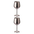 thumbnail image 3 of Wosthever Copa de vino de acero inoxidable de 500ml, vaso de una sola capa para bebidas, copa de cóctel de champán, doméstico para Type2 NO2, 3 of 6