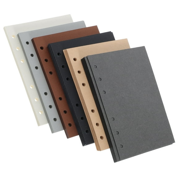 ELAYARD Unlined Refill Paper Assorted Color 300 Sheets For Travel Diaries