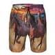 thumbnail image 3 of Balery a herd of horses Traje de Baño Estilo Hawaiano para Hombre, Shorts de Secado Rápido con Bolsillos-Large, 3 of 6