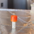 thumbnail image 4 of Richland Votive Candles Orange Unscented & Eastland Clear Votive Holders Set of 12, 4 of 5