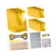 thumbnail image 3 of Kit de láminas de aluminio para manualidades, papel de aluminio para repujado, multiusos, resistente, para manualidades, repujado y metal, 0,07 mm de Oro, 3 of 7