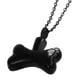 thumbnail image 1 of Colgante, collar, cremación, , cenizas, perro, pata, joyería, moda, Blanco negro Yuyangstore Collar colgante, 1 of 8