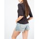 thumbnail image 4 of Playera manga 3/4 AMAD Casual para mujer Talla S, 4 of 5