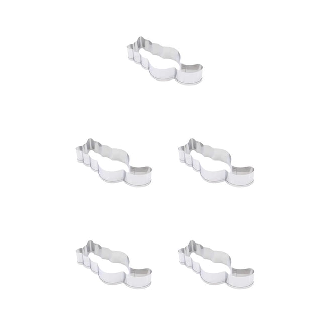 Yuarrent Molde de galletas con forma de gato de acero inoxidable, rebanador de Fondant bonito, herramientas de Navidad, de azúcar, suministros de Type2 NO2 Yuarrent CBP047253