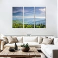 thumbnail image 3 of Elephant Stock Clingmans Dome Mountainscape Wall Art - Horizontal Multi Panel Canvas - 3 Pieceliving Room Wall Decor - Photography Nature Multi Panel - Blue And Green Decor - 74" x 48", 3 of 8