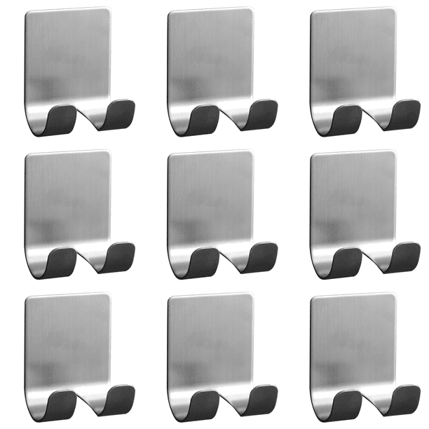 Soporte Maquinilla Afeitar Acero Inoxidable Gancho Almacenamiento Adhesivo para Pared Baño Y
