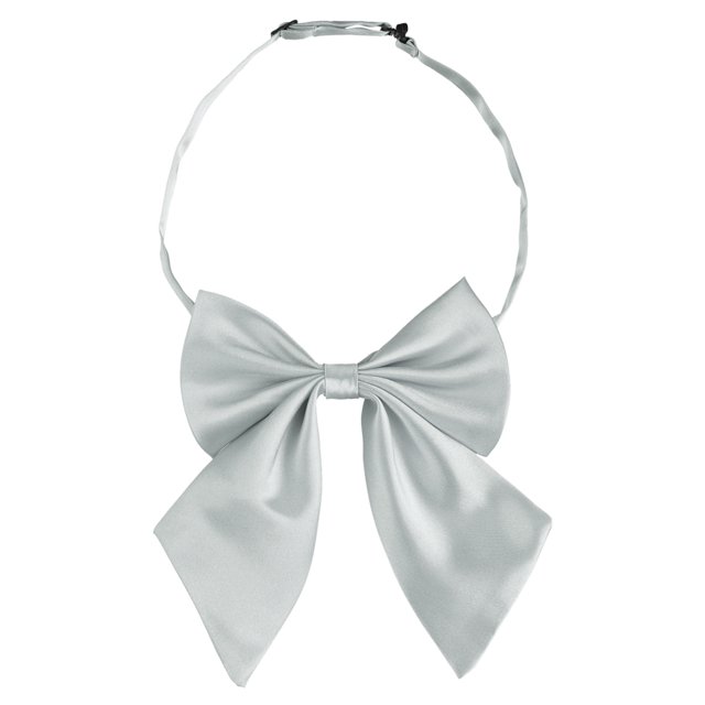 Pajarita Ajustable uxcell con Cuello Halter y Lazo pre-atada Gris Talla Única