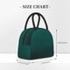 thumbnail image 2 of Balery Dark teal green Bolsa de Almuerzo para Mujeres, Caja de Almuerzo, Bolsa de Almuerzo Pequeña Impermeable, Tote de Almuerzo Reutilizable con Gran Capacidad, 2 of 6