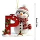 thumbnail image 3 of Adornos navideños, adornos navideños, regalos navideños, 26 letras, decoración para árbol de Navidad, colgante, adornos para árbol de Navidad, adornos navideños DIY, decoración navideña, decoración co, 3 of 9