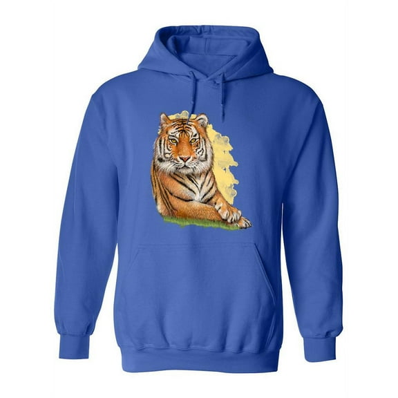 Laying Down Lion Hoodie Women -SPIdeals Designs, Female Medium