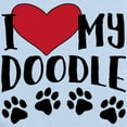 thumbnail image 2 of CafePress - I Love My Doodle Baby Light Bodysuit - Baby Light Bodysuit, Size Newborn - 24 Months, 2 of 4