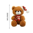 thumbnail image 2 of Wadada Christmas Cute Bear Stuffed Animal - Christmas Plush Gifts for Kids, 8" Soft Christmas Toy Party Holiday Bear with Santa Hat & Tree, Baby's First Christmas Bear Birthday Xmas Gifts Ideas, 2 of 6