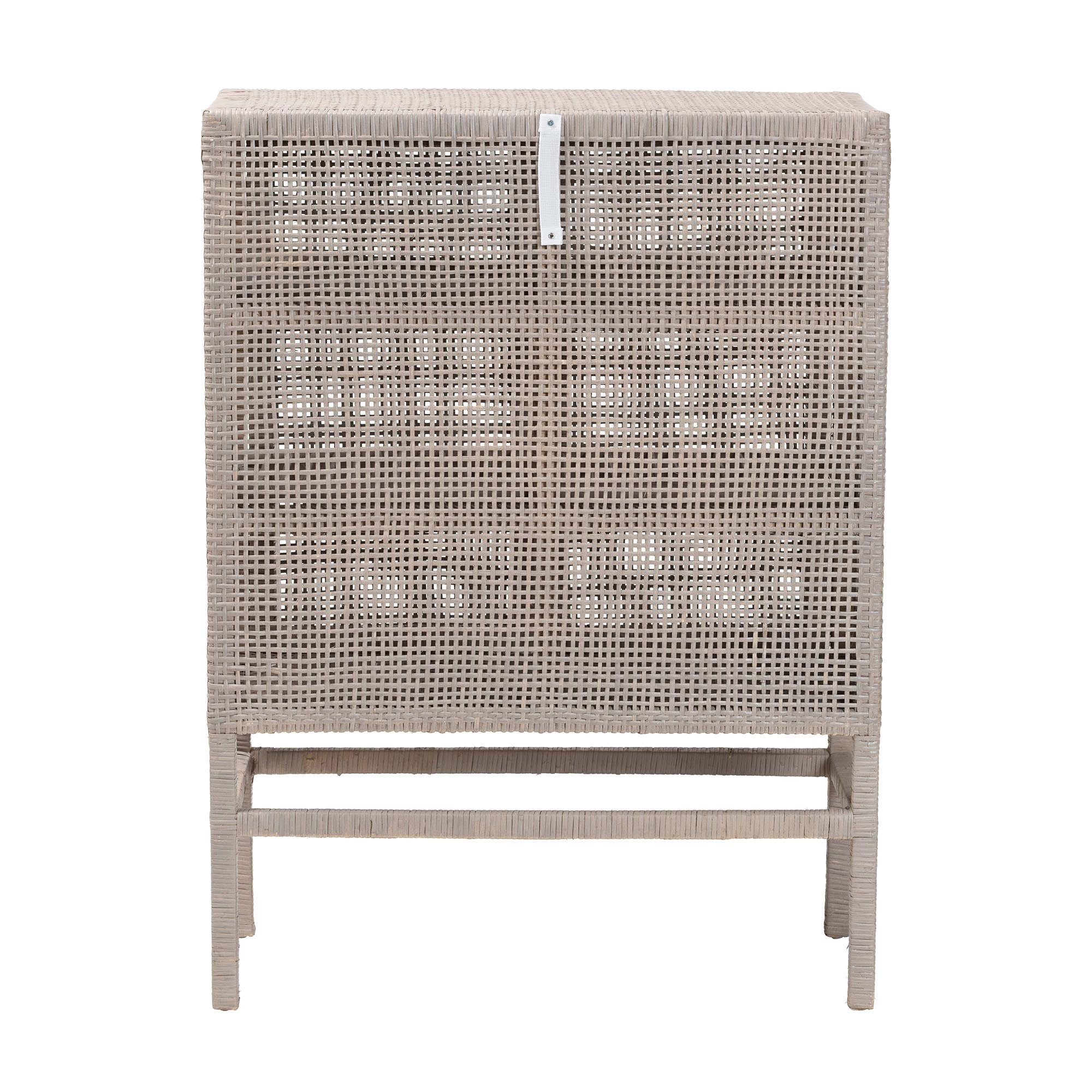 bali & pari Vivan Boho Storage Cabinet, 3-Tier, French Grey