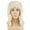 Platinum Blonde, variant on Middle Length Curly Colonial Wig for Men, Gray
