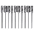 thumbnail image 1 of 10uds Punzones Rotativos Carburo 1/8 (3mm) Vástago 1/4 (6mm) Cabeza Doble Corte Cilíndrico Forma a Limas para Amoladoras Matriz Archivos Raspado para Pulido Grabado, 1 of 7