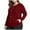 Wine, variant on Ltctricy Women's Plus Size Tops Soft Casual Crew Neck Long Sleeve Button down Shirts Lightweight Cardigans with Pockets