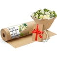 thumbnail image 1 of Papel Kraft de 50x5000cm, Rollo de Papel Craft Marrón, 88 g/㎡ Papel Estraza Ideal para Embalar, Envolver Regalos, Postal, Envío, Paquete, Arte de Pared, Manualidades (2.2 Kg), 1 of 4