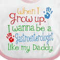 thumbnail image 4 of Inktastic Gastroenterologist Like Daddy Boys or Girls Baby Bib, 4 of 4