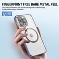 thumbnail image 5 of SaniMore for iPhone 14 Pro 6.1" 2022 Transparent Magnetic Case, Rugged Clear PC Back & TPU Bumpers Case with Wireless Charging for iPhone 14 Pro Shockproof Protective Cover, Blue, 5 of 9