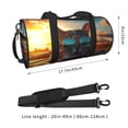thumbnail image 2 of Easygdp Cool Cat Driving Sunset Bolsa de Viaje, Bolsa de Mano, Bolsa de Gimnasio, Bolsa de Equipaje para Viaje, 2 of 6