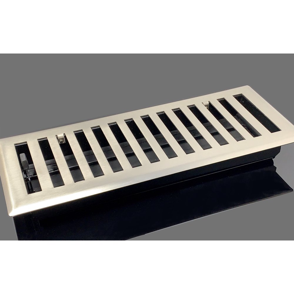 Madelyn Carter Modern Chic Brushed Nickel Vent Covers (Steel) (2 x 12