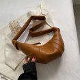 thumbnail image 2 of Bolso informal para mujer, bolso cruzado de media luna de PU a la moda, bolso tipo cartera, bolso de bola de masa, 2 of 8