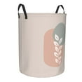 thumbnail image 3 of YFYANG Waterproof Laundry Hamper, Boho Style Leaf Laundry Basket Oxford Fabric with Handle Foldable, M, 3 of 8