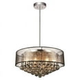 thumbnail image 1 of CWI Lighting Radiant 9 Light Drum Shade Chandelier With Chrome Finish, 1 of 2