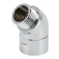 thumbnail image 2 of Handhold Shower Elbow Adapter, 135 Degree Shower Head Elbow Widely Applicable Angle Adjustment Silver  For Bathroom, 2 of 7