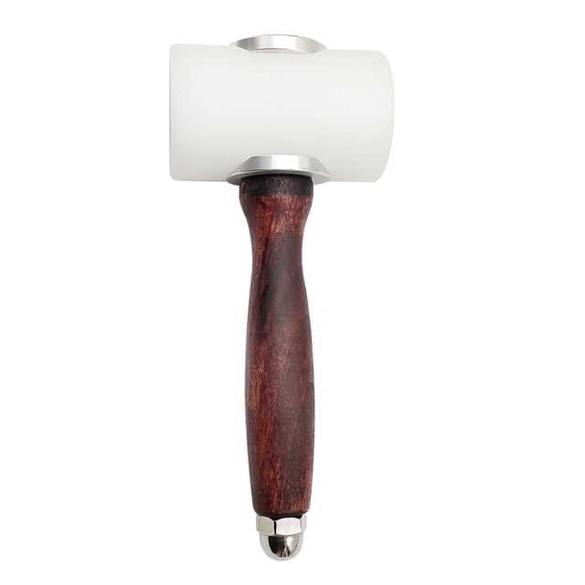 Martillo de nailon de 50 mm, mango de madera, herramientas profesionales de Sunnimix DIY 50mm Nylon Hamme