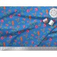 thumbnail image 2 of Soimoi Viscose Chiffon Fabric Leaves & Floral Print Fabric by Yard 42 Inch Wide, 2 of 5