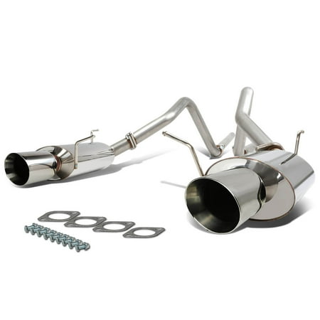 Ford Mustang Exhaust Muffler - For 11-14 Ford Mustang 3.7 V6 Dual 4