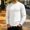 White, variant on Textured Pullover Sweaters for Men Long Sleeve Crewneck Knit Tops Casual Checkerboard Pattern Jumper Cozy Warm Fall Winter Fashion Knitwear Street Style Basic Top
