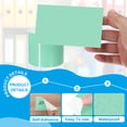 thumbnail image 3 of Uxcell Rectangular Color Coding Labels Rectangle Colored Labels Sticker Moving Stickers Label Tags Light Green, 3 of 7