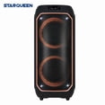 thumbnail image 3 of Dual 8-inch wireless Bluetooth speaker - Outdoor party karaoke audio system, 3 of 15