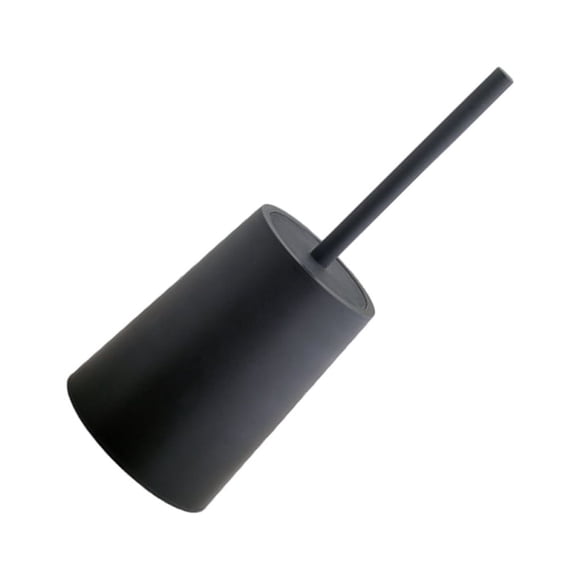 Bewildely Escobilla de baño de amplia aplicación con base, juego de escobilla de inodoro duradera y fácil de limpiar, negro, 37x18x13cm Type2 NO2