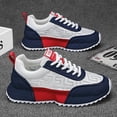 thumbnail image 3 of 2026 Men's White Dad Shoes Spring Casual Sports Sneakers Breathable High End Fashion Trendy Comfortable Walking Footwear, 3 of 8