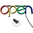 thumbnail image 3 of 19.5 in. LED Neon Light Open Sign, Business Light Up Sign Open LED Lamp Panel Advertisement Board for Bar, 3 of 5