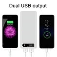 thumbnail image 4 of cdar Portable Micro USB Type-C 18650 Battery Enclosure LCD DIY Mobile Power Bank Case Power Bank Case, 4 of 7